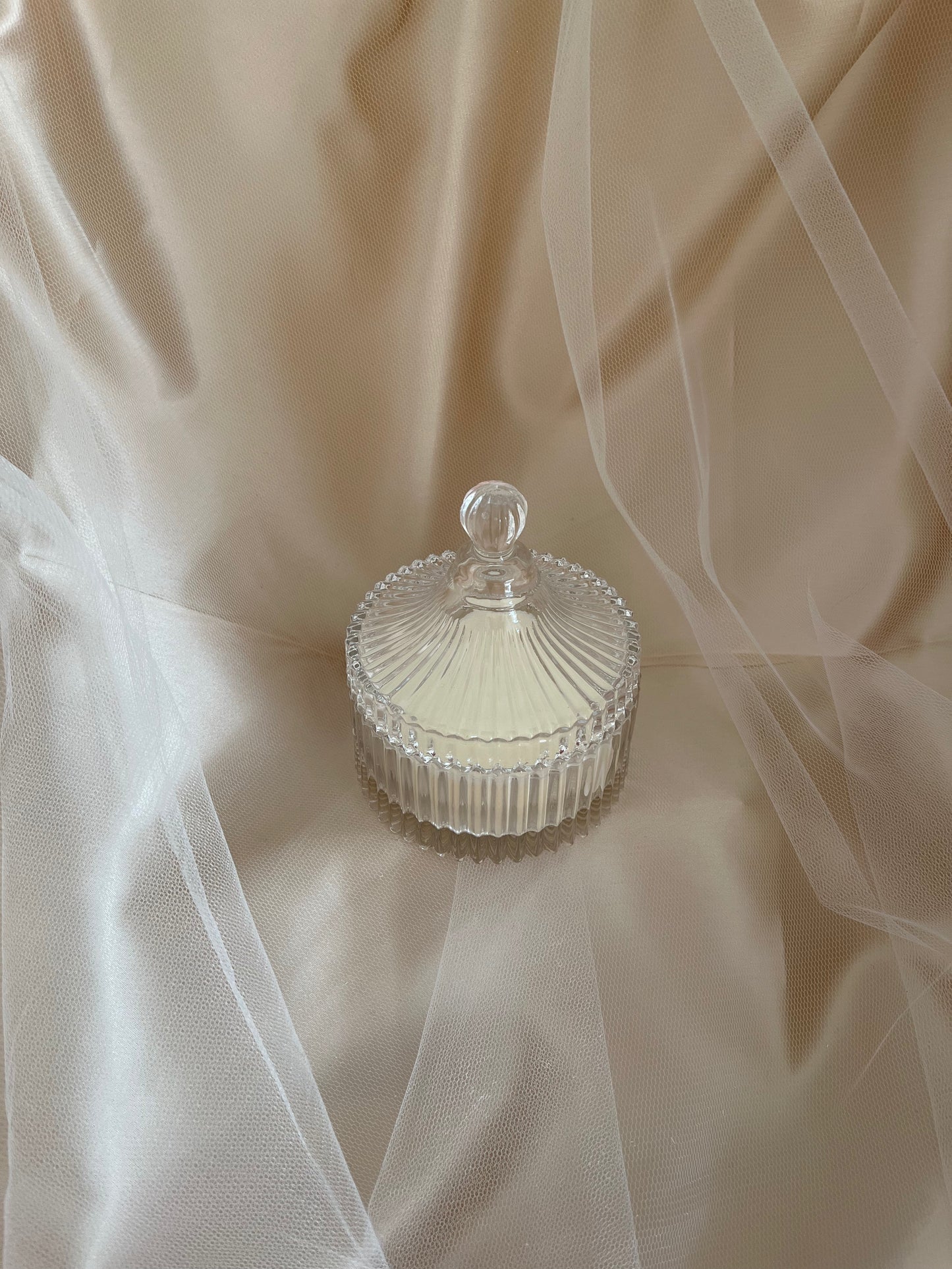 Crystal Jar with lid